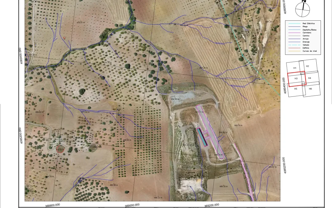 Levantamiento topográfico mediante UAV en Casabermeja