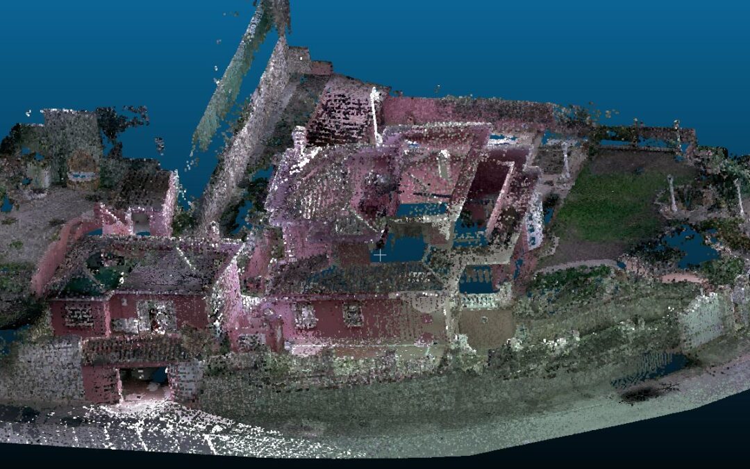 Levantamiento topográfico láser escáner de parcela urbana